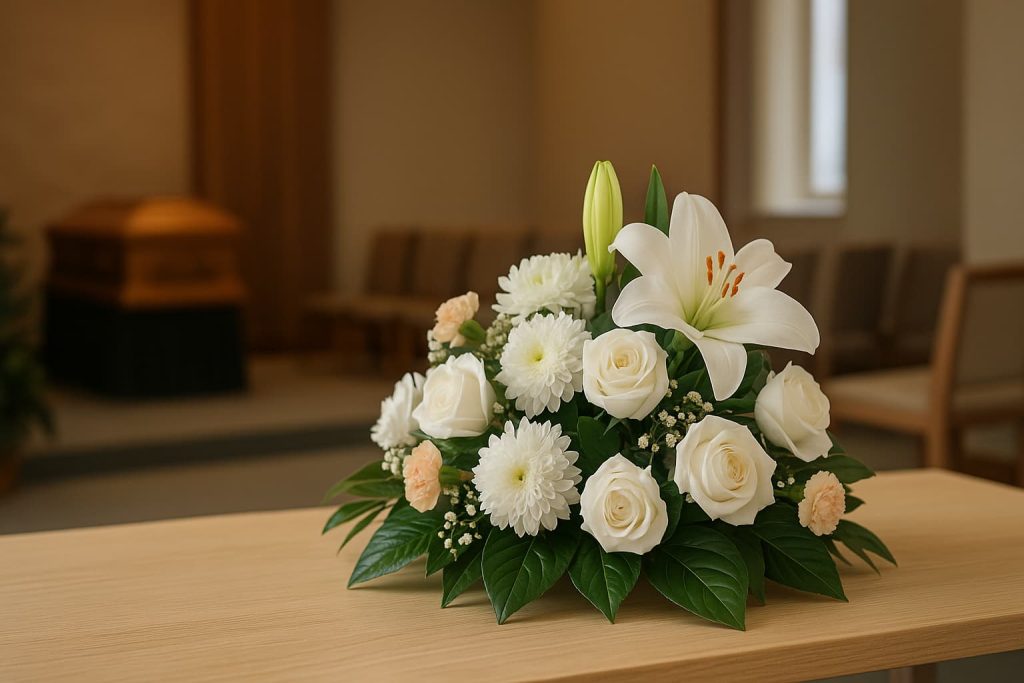 Flores funerarias
